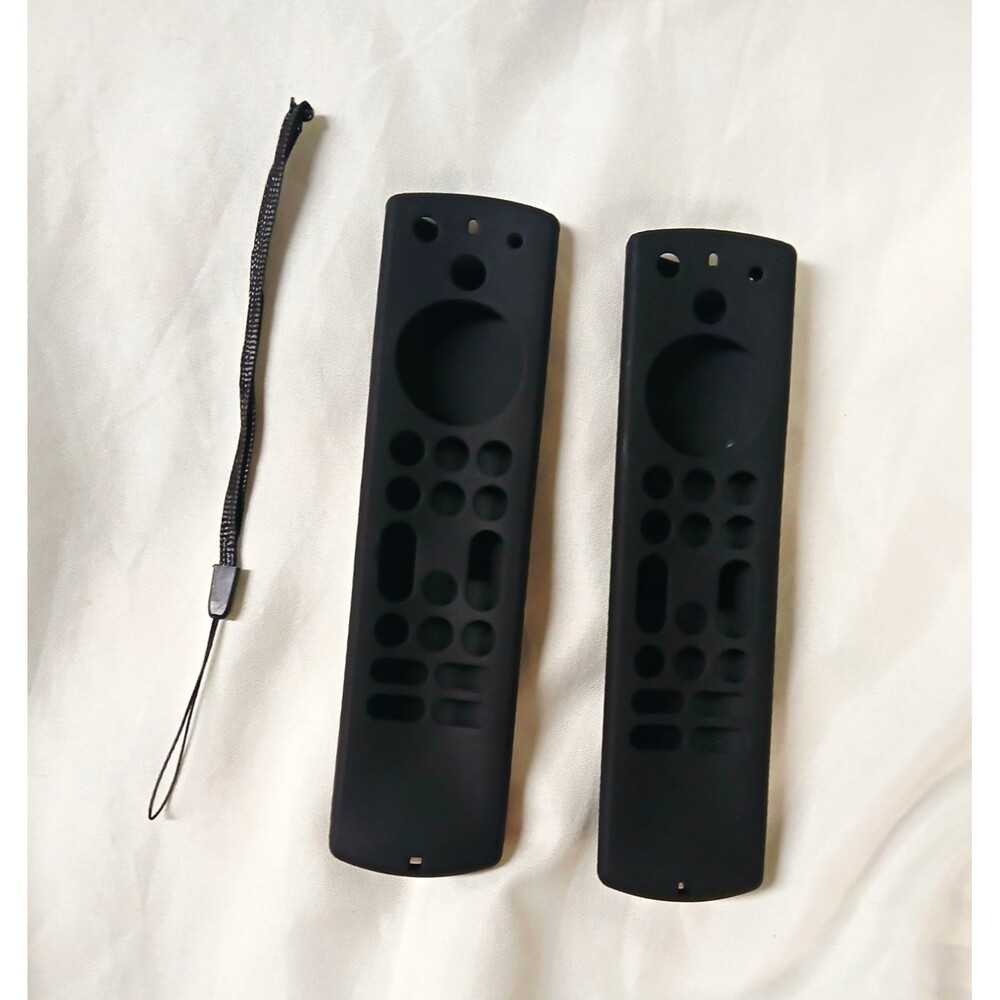 TOKERSE 2-Pack Black Silicone Remote Case Cover, Fire Stick 4K Max (2nd)